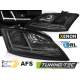 Faruri compatibile cu Audi TT 06-10 8J Negru LED SEQ HID AFS DRL KTX3-LPAUF0
