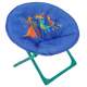 Scaun pliabil pentru camping, gradina, copii, Jumi, albastru, max 35 kg, 50x28x50 cm MART-OM-258624