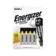 Set 4 baterii alcaline Energizer LR03, AAA, 1.5 V FMG-LCH-EN-LR03