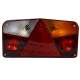 Lampa auto Horpol pentru remorca partea Dreapta 12/24V , 265x140x65mm cu triunghi reflectorizant , 1 buc. Kft Auto