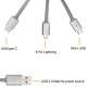 Cablu USB - MICRO 3.1A PREMIUM. COD: S9P ManiaCars